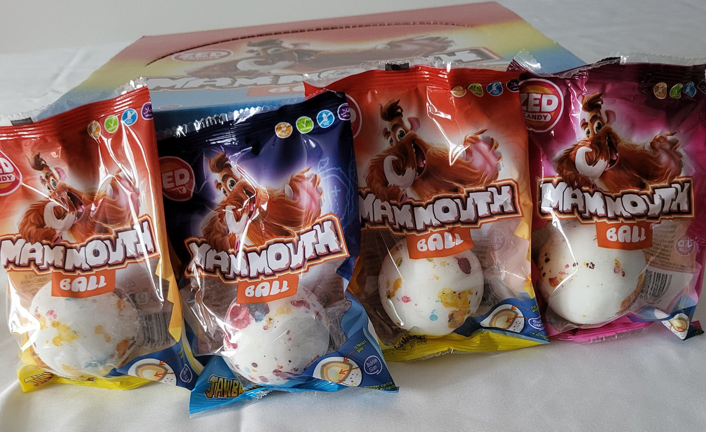 Bonbons zed mammouht ball à l'unité 2,50 €