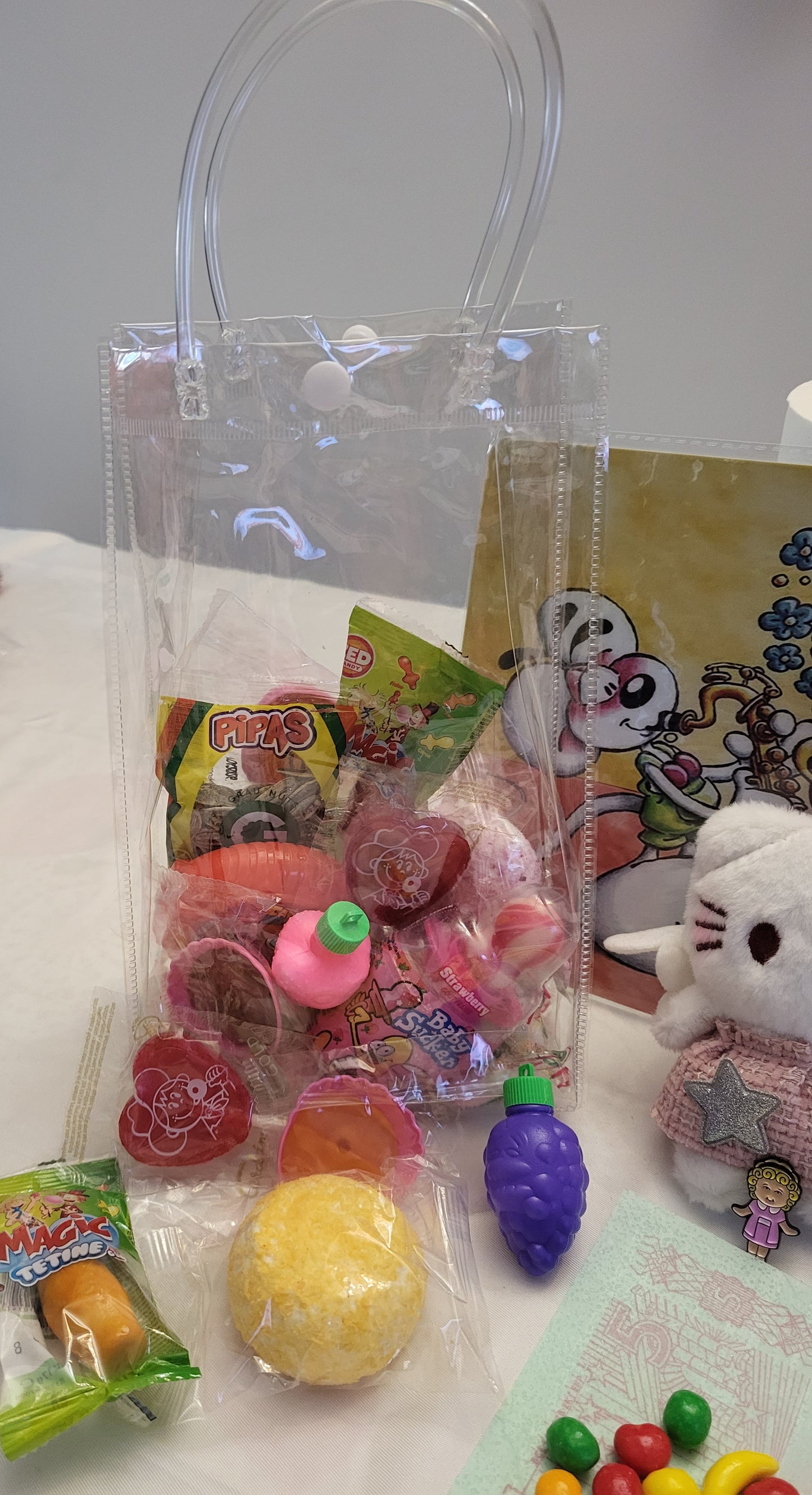 Sac cadeaux et bonbons retro femmes