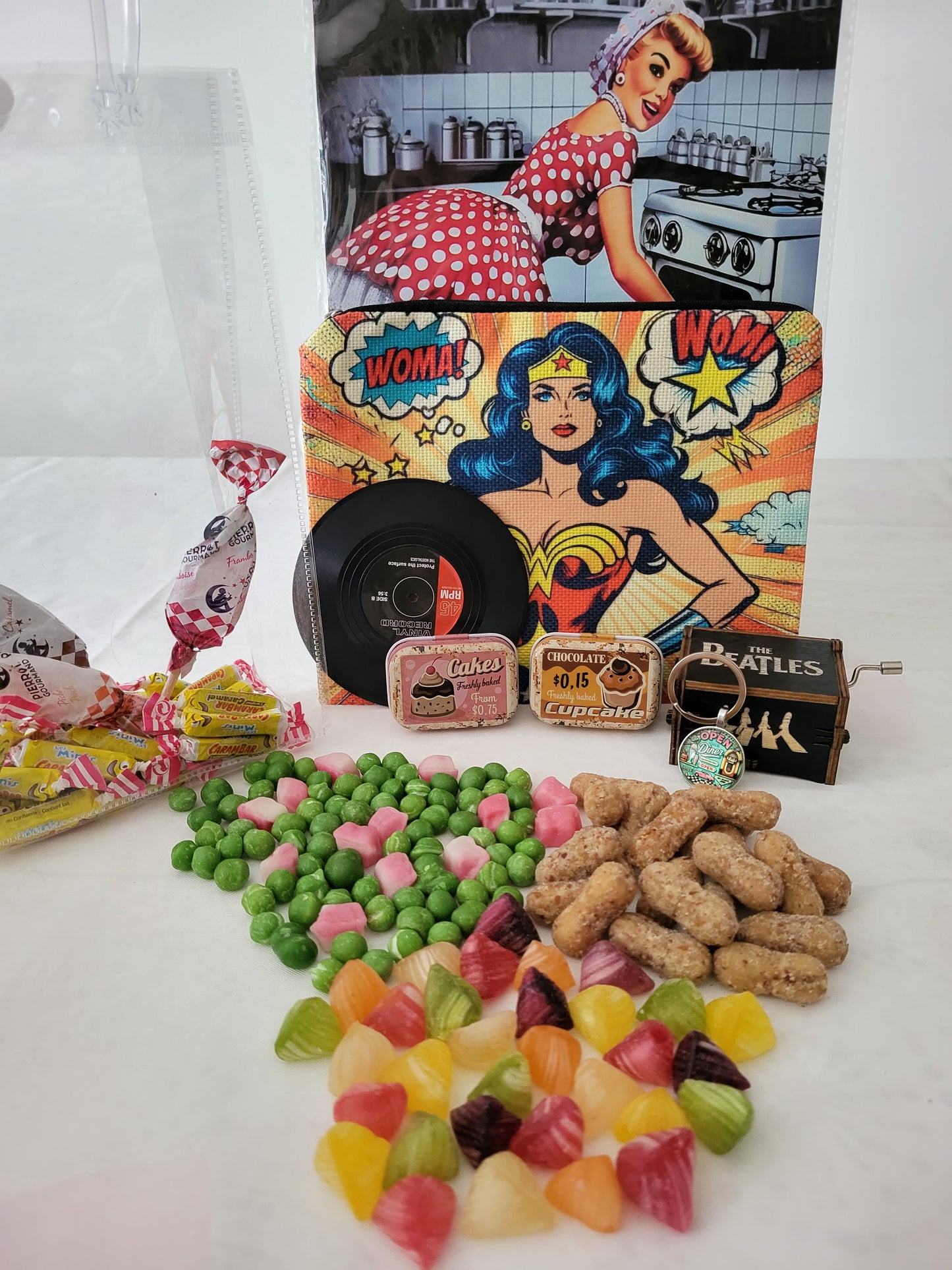 Sac cadeaux et bonbons d'antan
