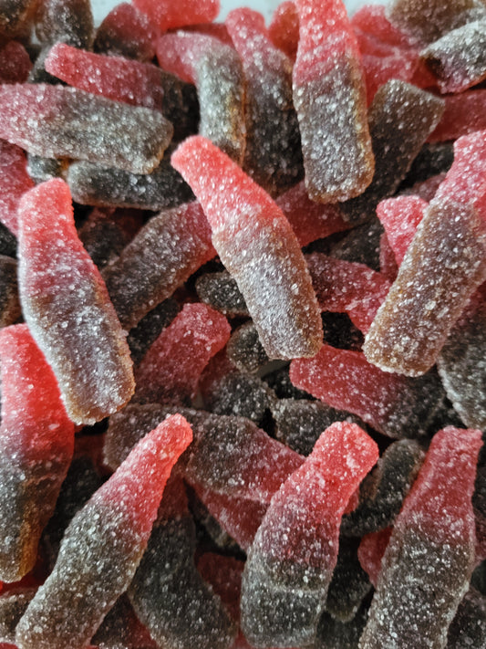 Bonbons dulceplus bouteilles cerise cola 100G