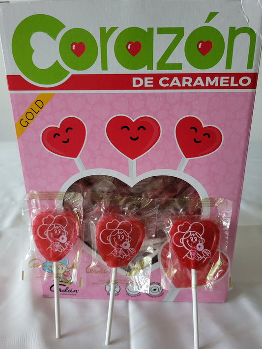 Bonbons  cerdàn sucettes coeur à l'unité 0,60 €