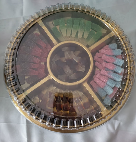 Plateaux  bonbons bouteilles