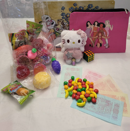 Sac cadeaux et bonbons retro femmes