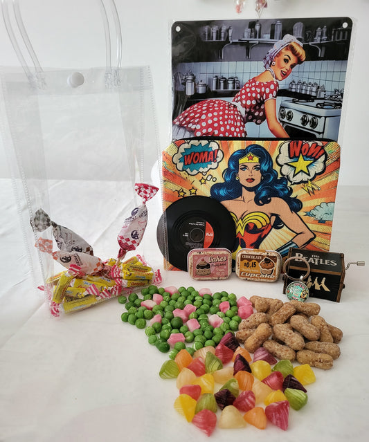 Sac cadeaux et bonbons d'antan